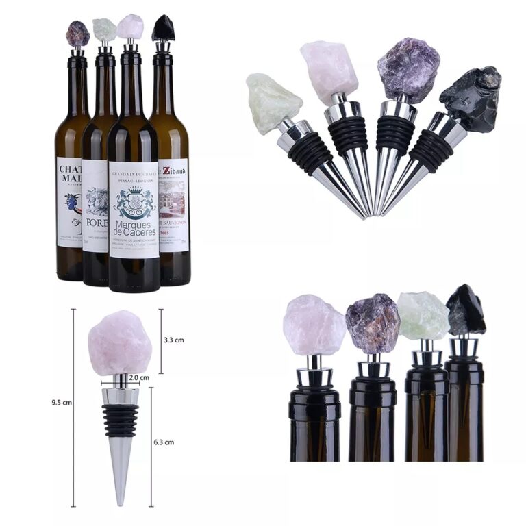 Crystal wine stopper