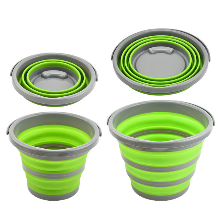 Silicone foldable bucket
